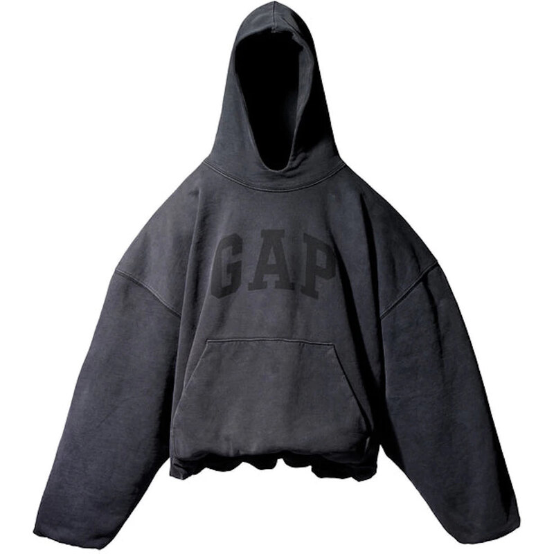 Yeezy Gap Engineered by Balenciaga Dove Hoodie Washed Black 112496472