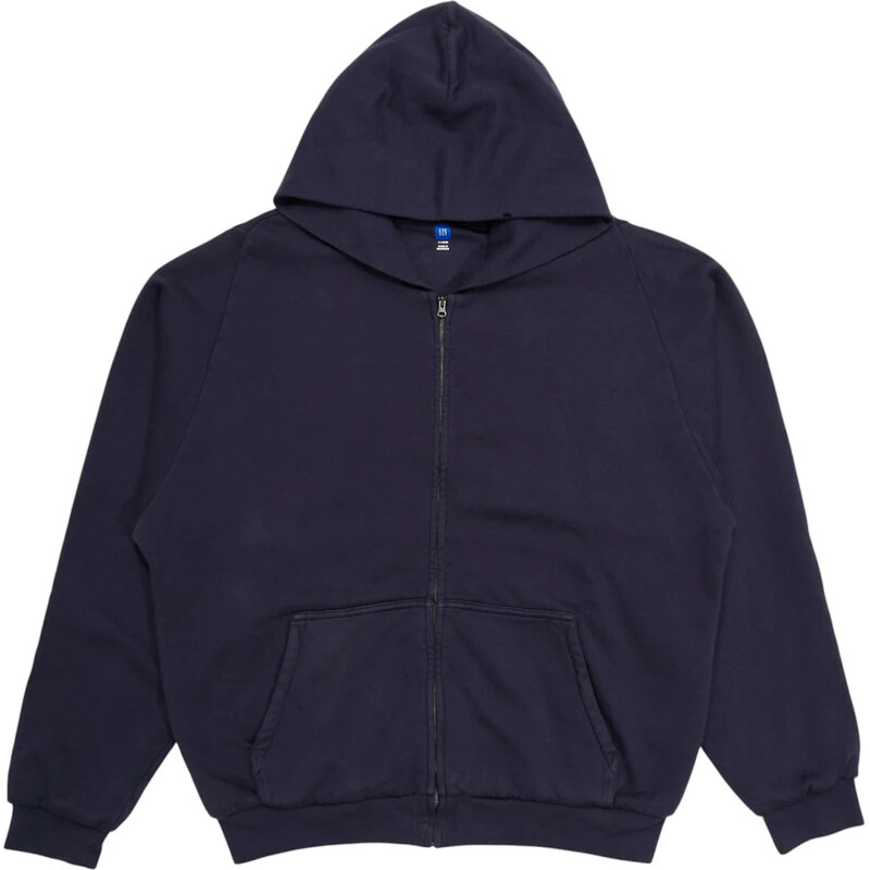 Yeezy x Gap Unreleased Zip Sweatshirt Hoodie Navy 112496479