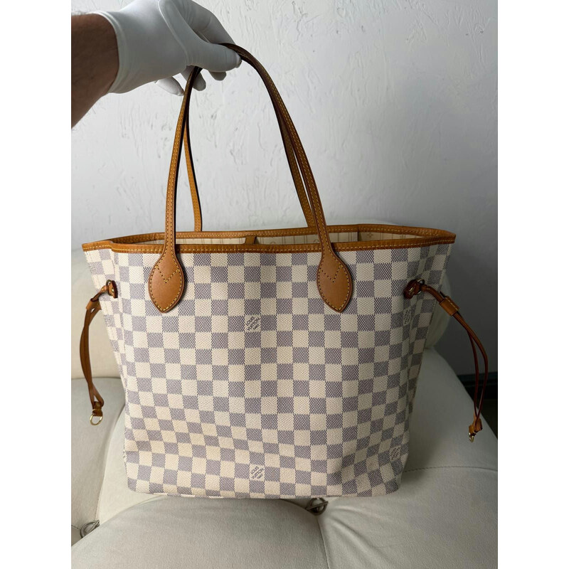 Louis Vuitton Neverfull Damier Blanc 112643714