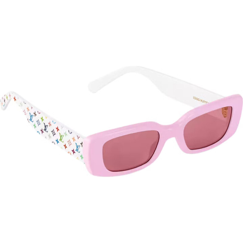 Louis Vuitton x Takashi Murakami Multigram Cat Eye Sunglasses Pink 112496777