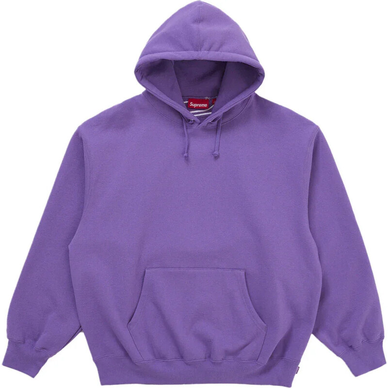 Supreme Satin Appliqué Hooded Sweatshirt (FW25) Violet 112497507