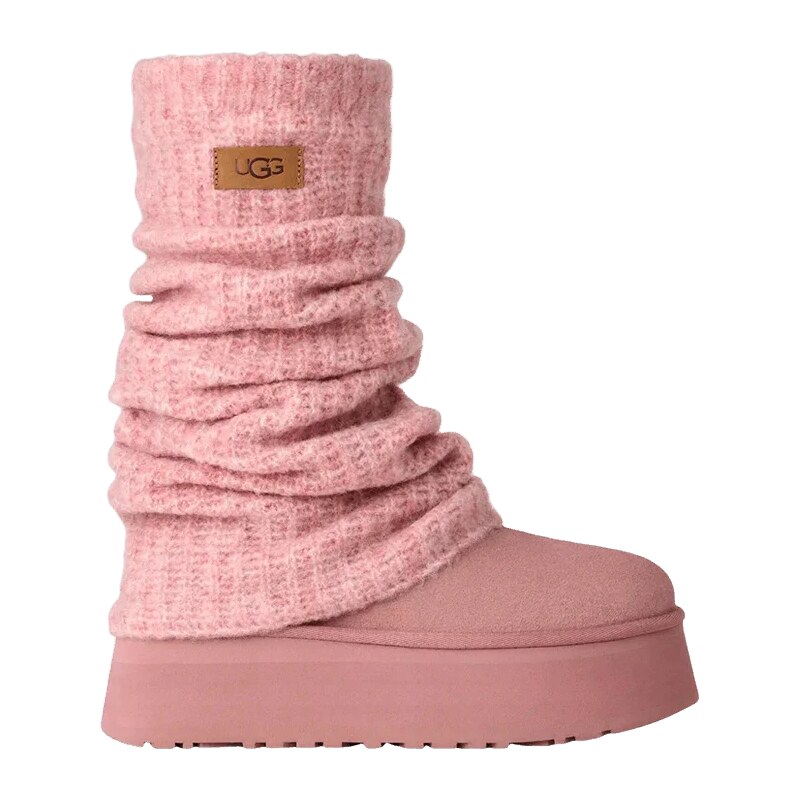 UGG Classic Mini Dipper Legwarmer Boot Pink Dawn (W) 112498599