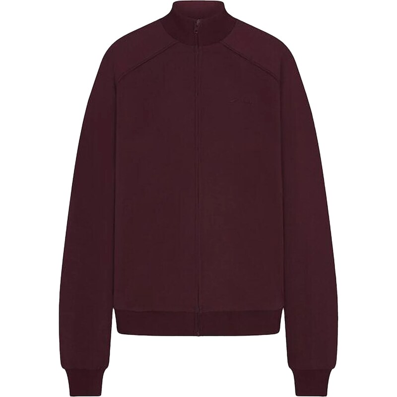 Nike x SKIMS Womens Matte Tricot Oversized Track Jacket Currant 112643848