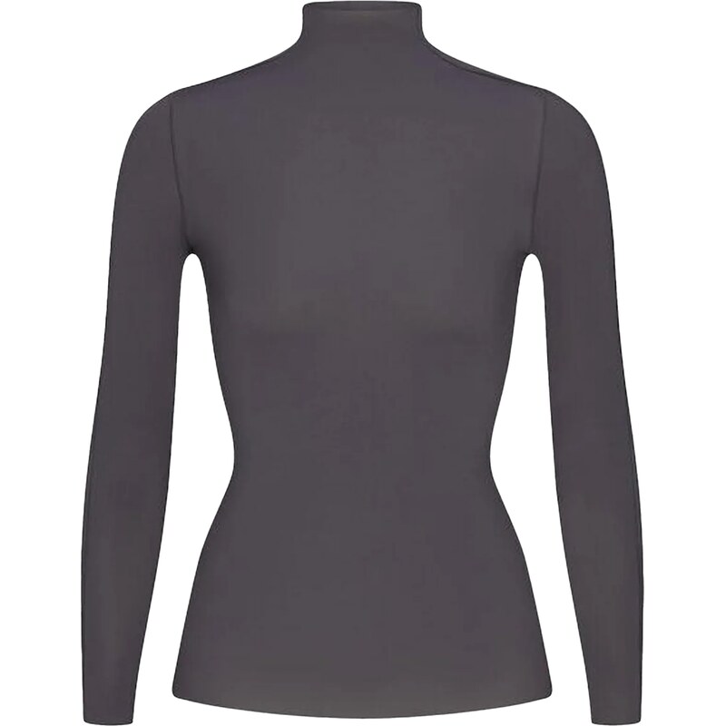 Nike x SKIMS Womens Weightless Layers Mock Neck Long Sleeve Top Lead 112498718