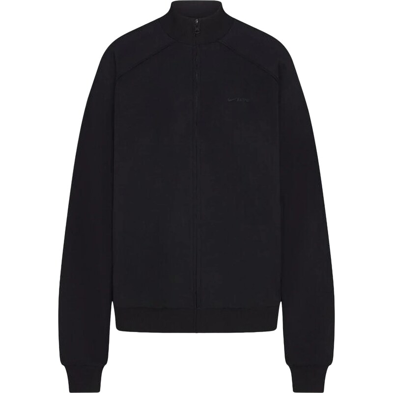 Nike x SKIMS Womens Matte Tricot Oversized Track Jacket Obsidian 112498719