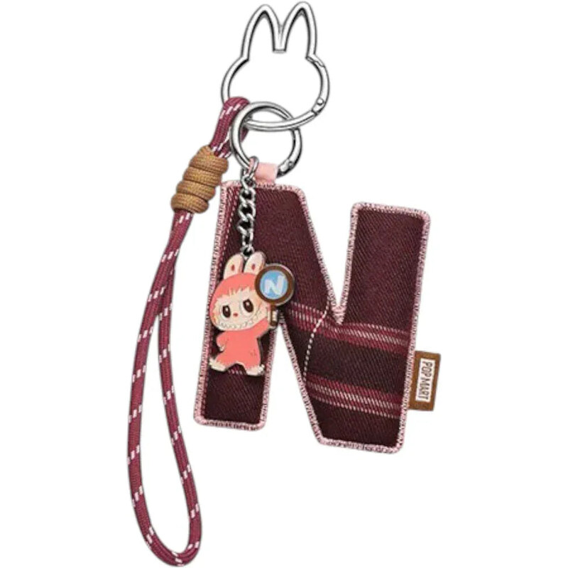 Pop Mart Labubu The Monsters Pin for Love Series N Letter Pendant 112498698