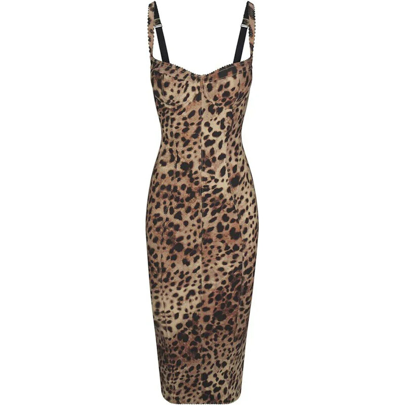 SKIMS x Dolce&Gabbana Skims Body Dress Leopard 112499024