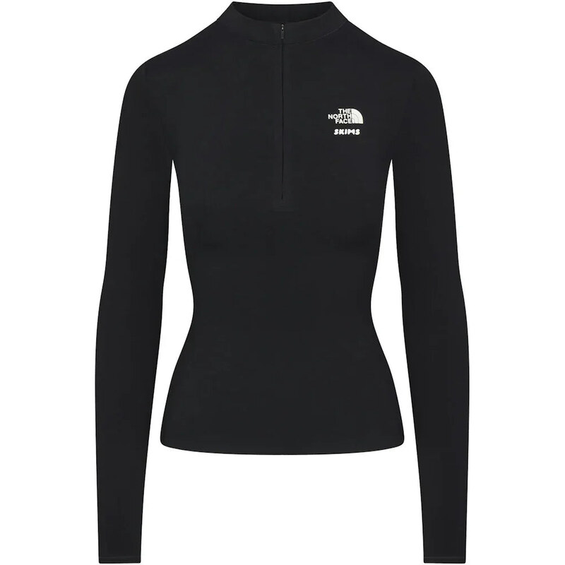 SKIMS x TNF Refina Long Sleeve Top Onyx 112499025