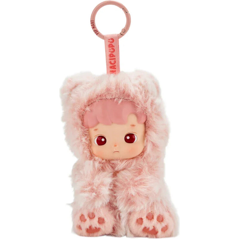 Pop Mart HACIPUPU Gummy Bear Series Vinyl Peach Flavor Plush Pendant 112499413