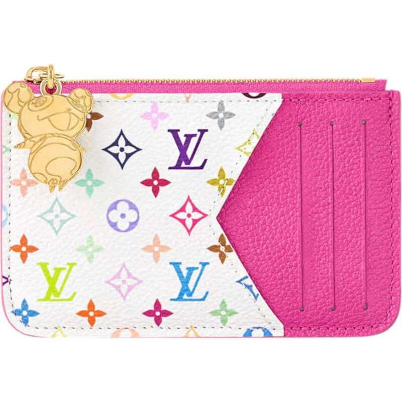 Louis Vuitton x Takashi Murakami Romy Card Holder Kawaii Pink/White 112499956