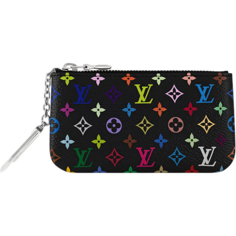 Louis Vuitton x Takashi Murakami Key Pouch Black Multicolored 112499943