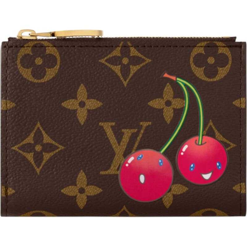 Louis Vuitton x Takashi Murakami Cherry Lisa Wallet Brown Monogram 112499961