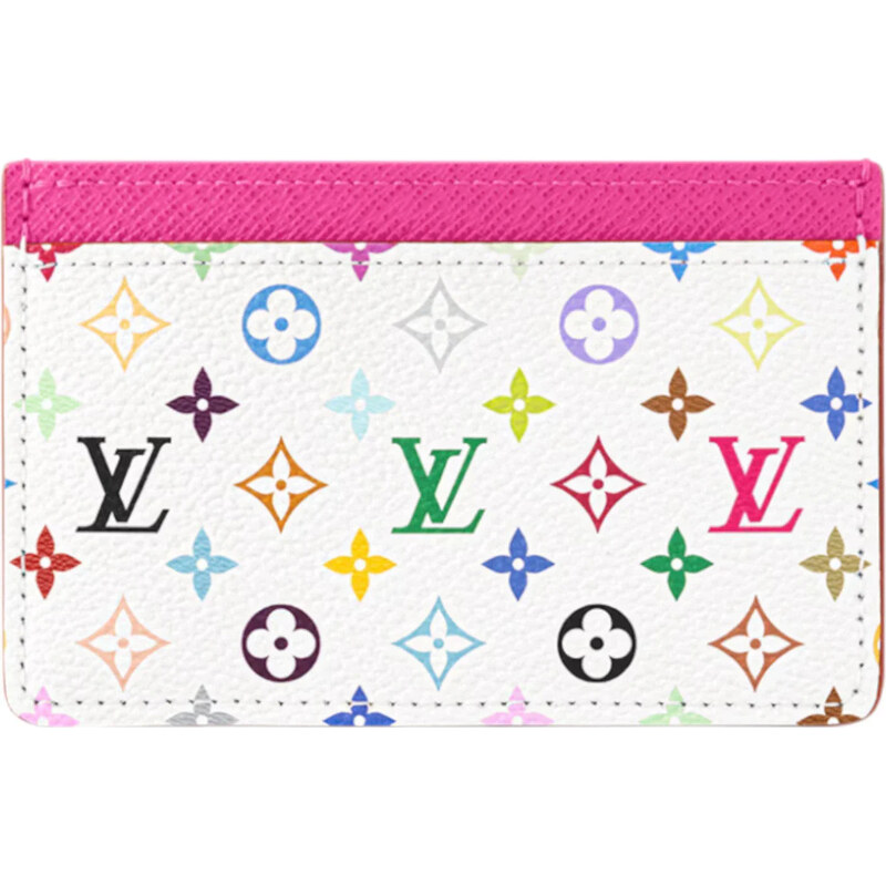 Louis Vuitton x Takashi Murakami Card Holder White Multicolored 112499953
