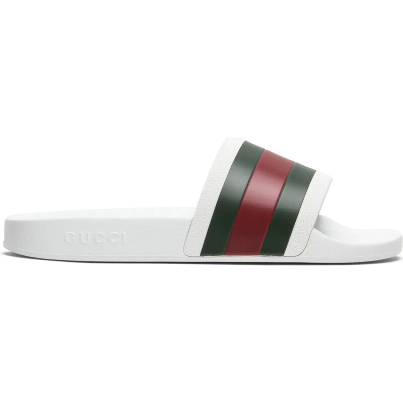 Gucci Pursuit Pool Slides White 112500478