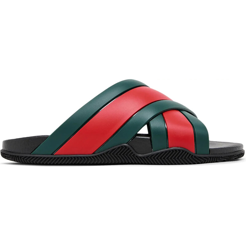Gucci Web Slide Black Rubber (W) 112500476