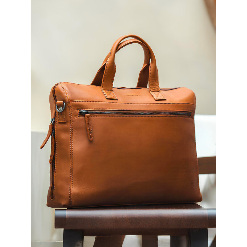 Pánská kožená taška na notebook The Chesterfield Brand Noah -