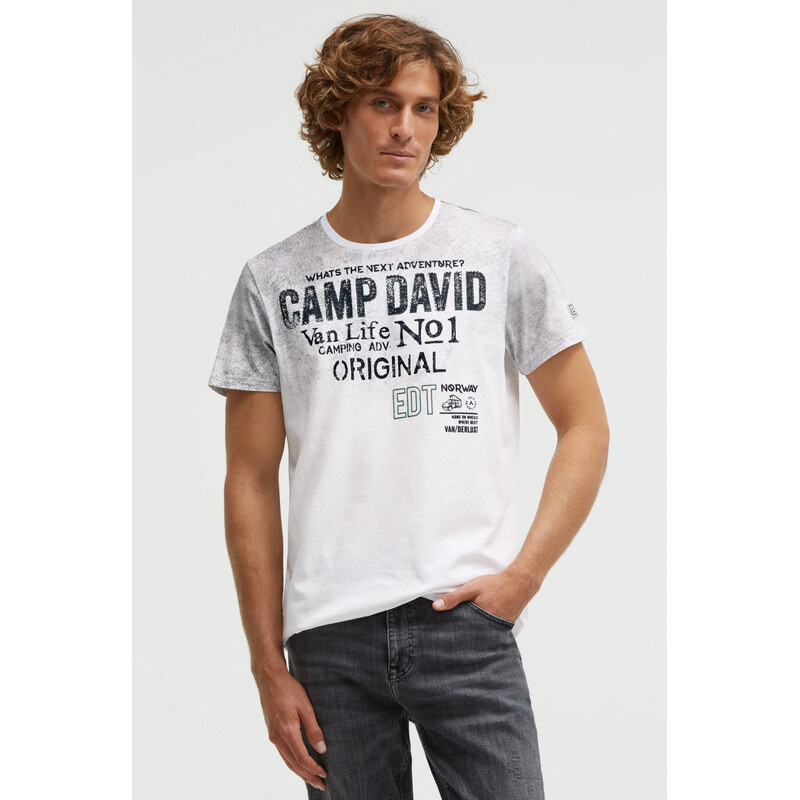 CAMP DAVID Tričko s artworkem loga