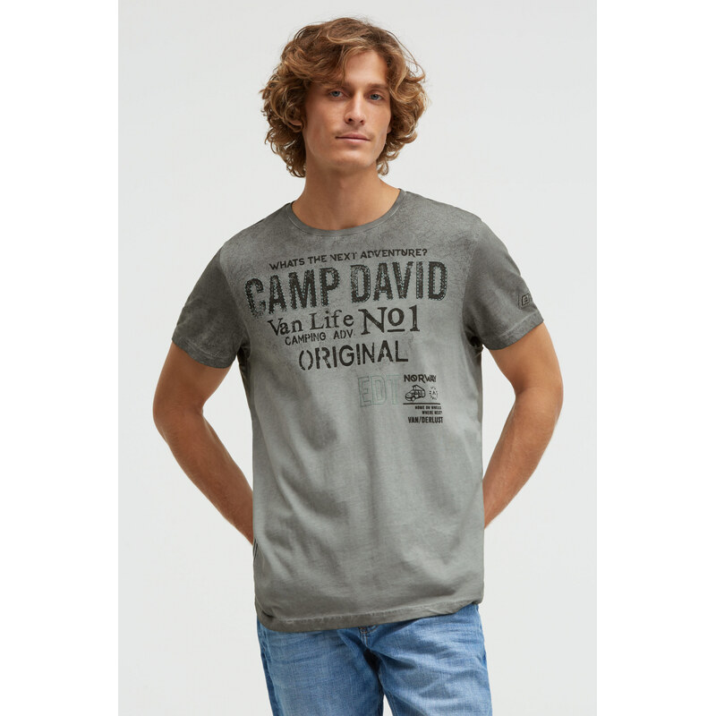 CAMP DAVID Tričko s artworkem loga