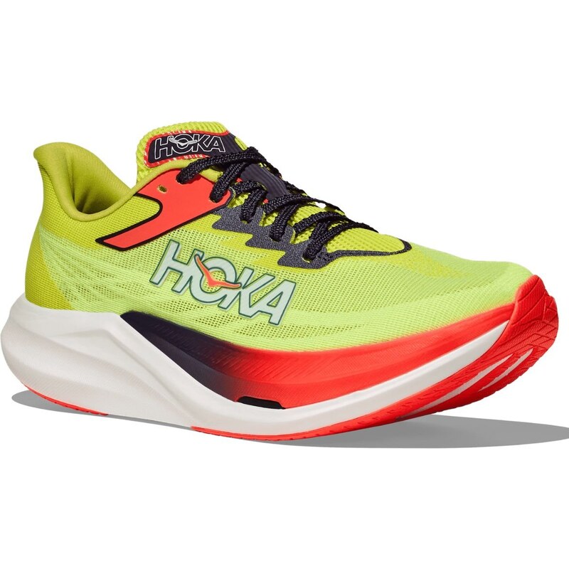 Hoka Rocket X 3 1168724-NZS - neon yuzu/squid ink