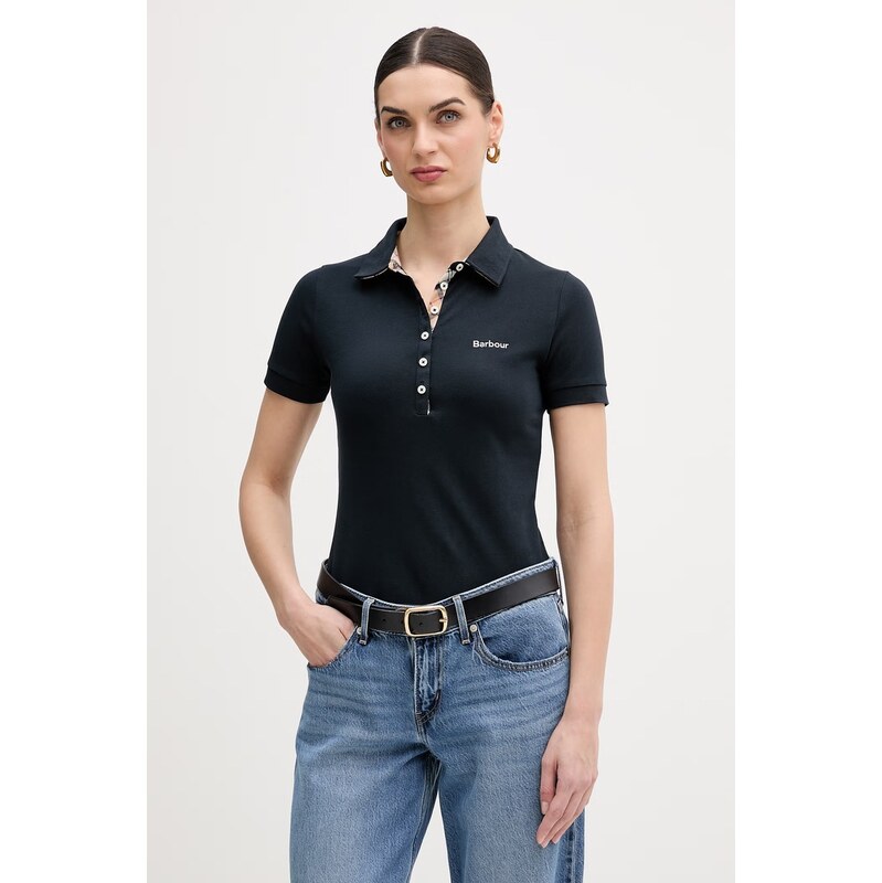 Barbour polo dámské bavlněné s elastanem