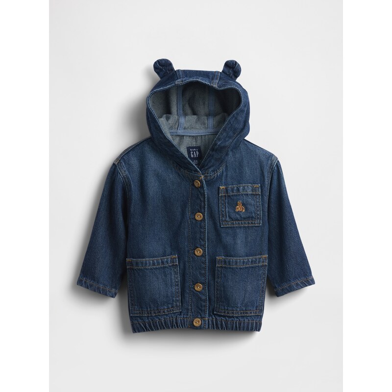 Dětská denim bunda GAP UltraSoft - chlapecká