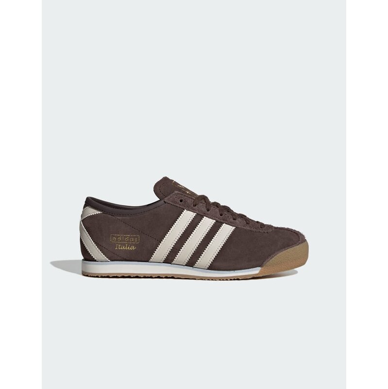 adidas Originals Italia 70s shoes in brown and off white