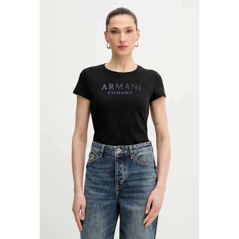 Bavlněné tričko Armani Exchange