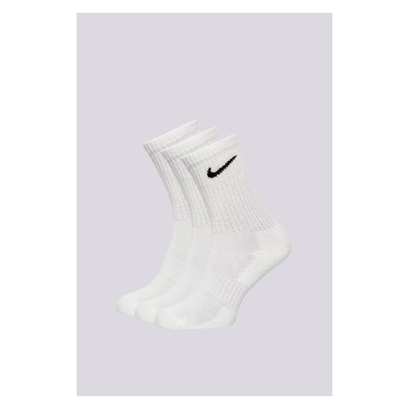 Nike Everyday Cushioned Ponožky 3 páry bílé