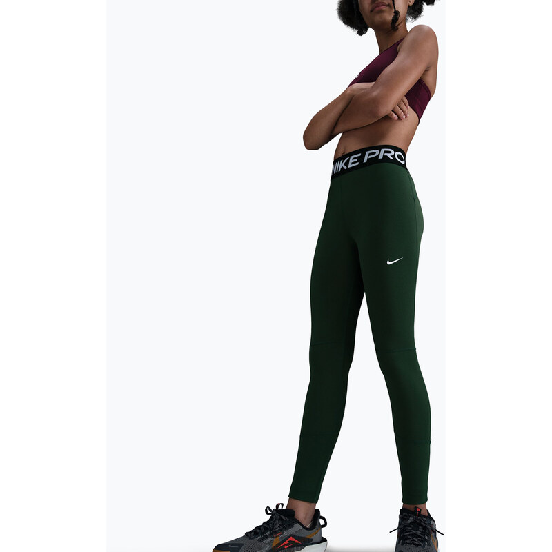 Dětské legíny Nike Pro Dri-FIT fir/black/white