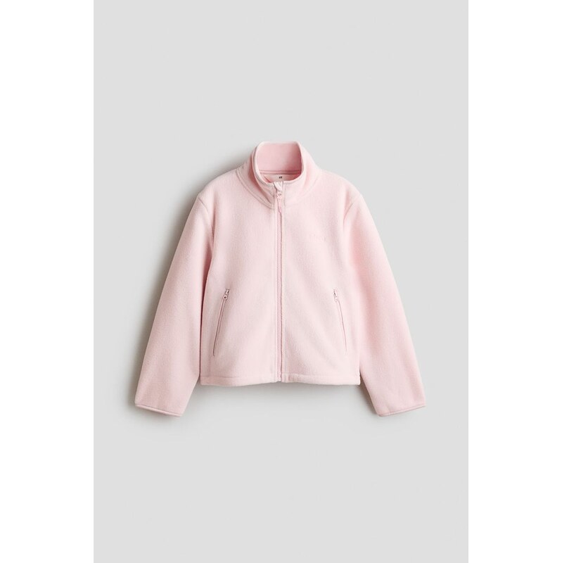H&M - Flísová bunda - Světle Růžová