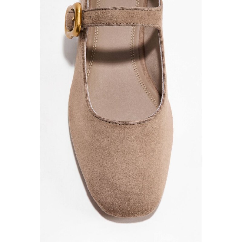 H&M - Balerínky Mary Jane - zelená 113436539