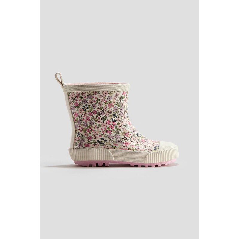 H&M - Gumáky zateplené flísem - bílá 113436586