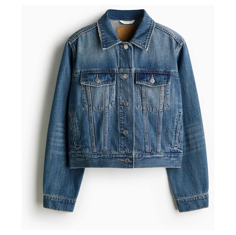 H&M - Džínová bunda - modrá 113436597