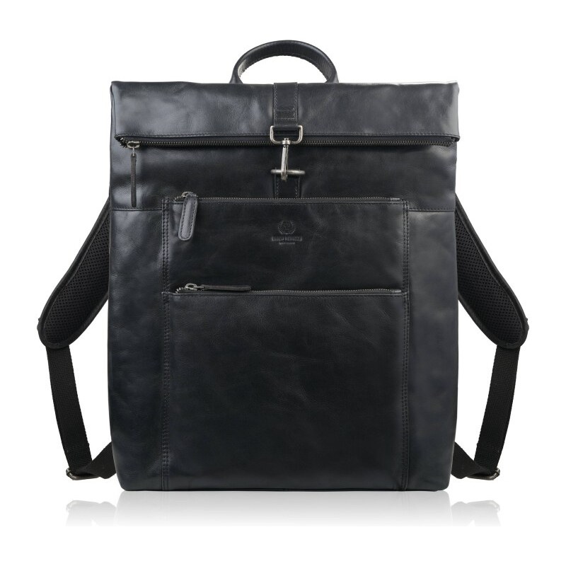 Kožený unisex batoh na laptop Paolo Peruzzi SL-02