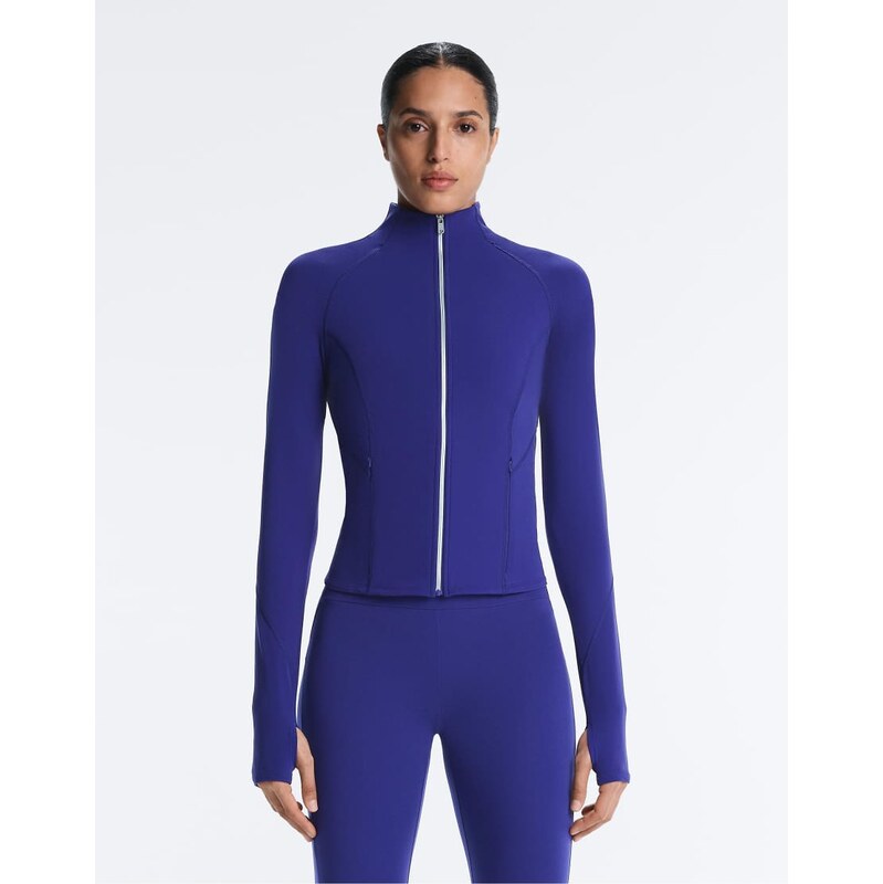 OYSHO Light warm technical jacket in cobalt-Blue 113465185