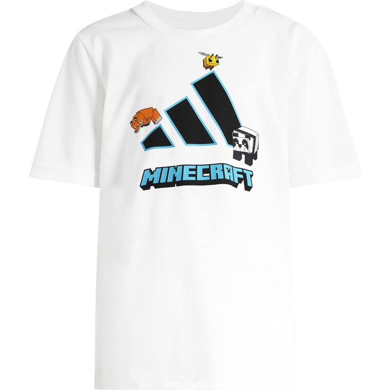 ADIDAS SPORTSWEAR Funkční tričko Minecraft oranžová / černá /