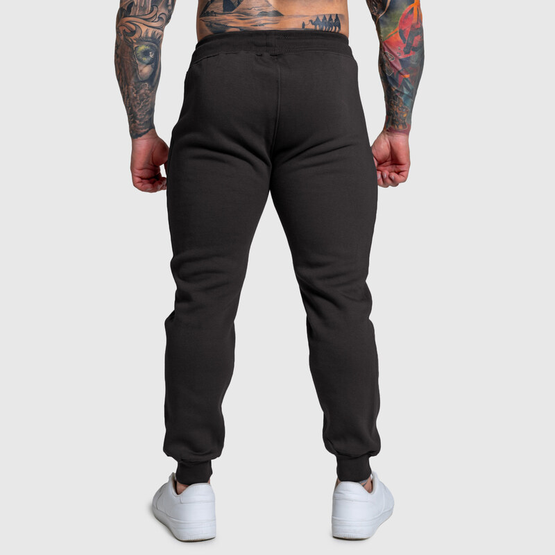 Jogger tepláky Iron Aesthetics Round, šedé