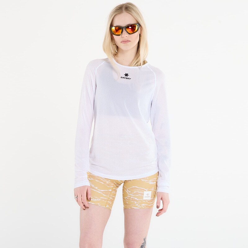 Tričko SAYSKY Mesh Base Layer Long Sleeve White L 113444196