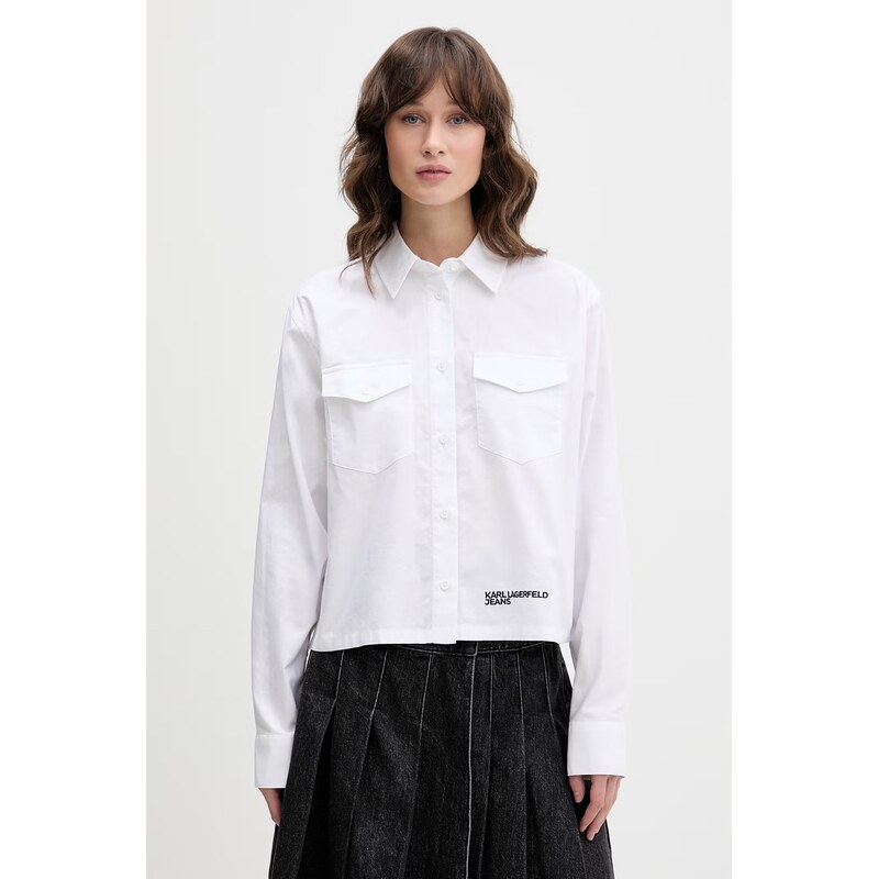 Karl Lagerfeld Jeans košile dámská bavlněná 113446545