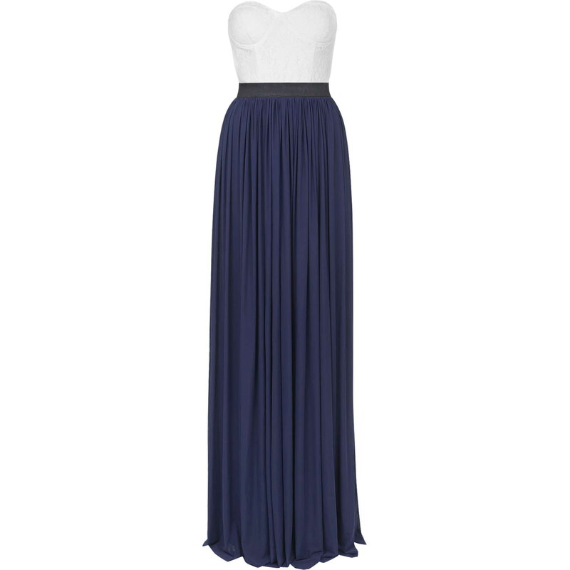 Topshop **Two-in-One Contrast Maxi Dress by Rare