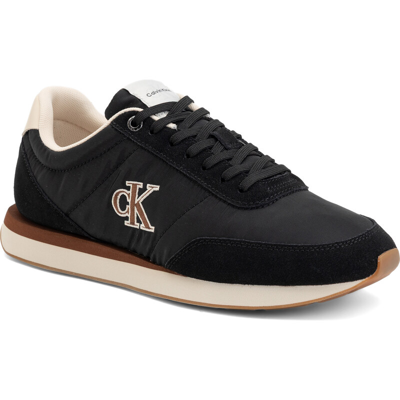 Pánské boty Calvin Klein YM0YM01361 Retro Runner Ess Mix Mat black/light cashew