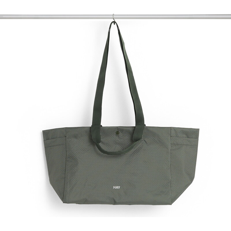 HAY Taška Grid Weekend Bag S Dark Green