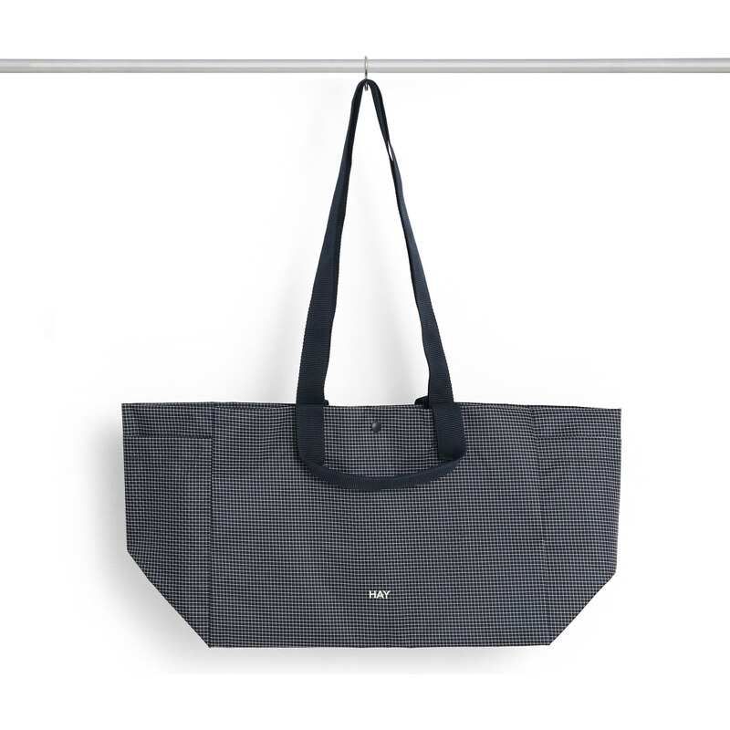 HAY Taška Grid Weekend Bag S Dark Blue