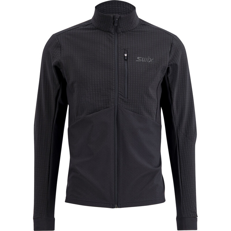 Pánská funkční mikina Swix Pace Hybrid Full Zip Midlayer M 113460122