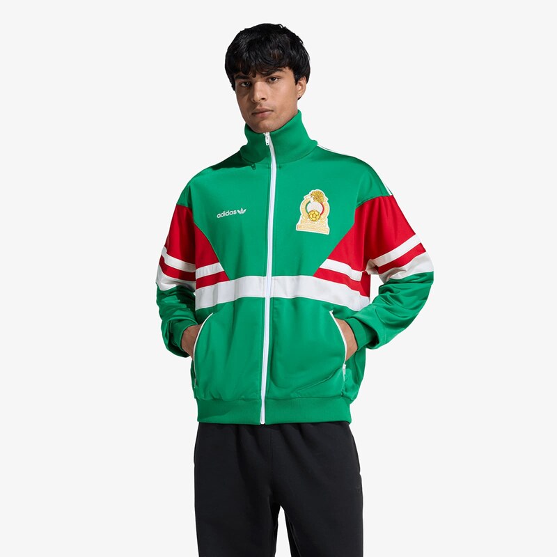 adidas Originals Mikina adidas Mexico Track Top 1986 Green XXL