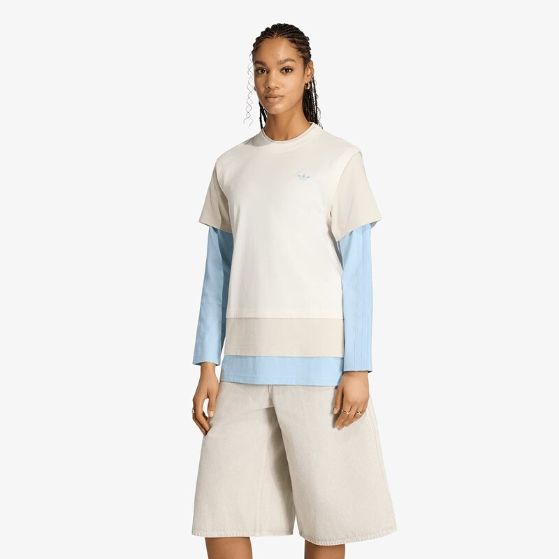 adidas Originals Tričko adidas Loose Layered Long Sleeve T-Shirt