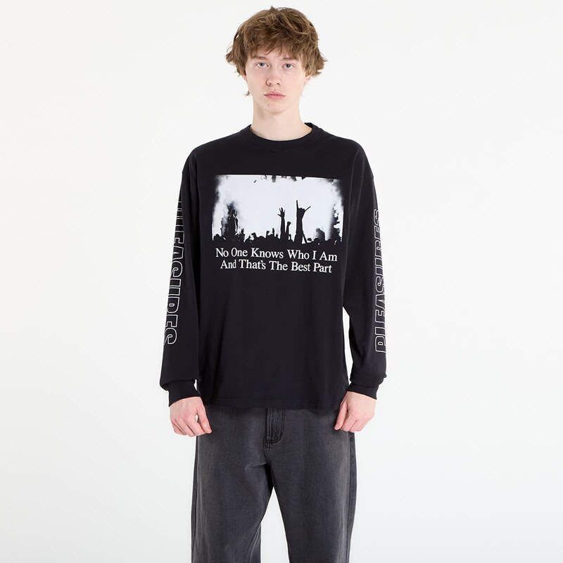 Tričko PLEASURES Incognito Long Sleeve Black M