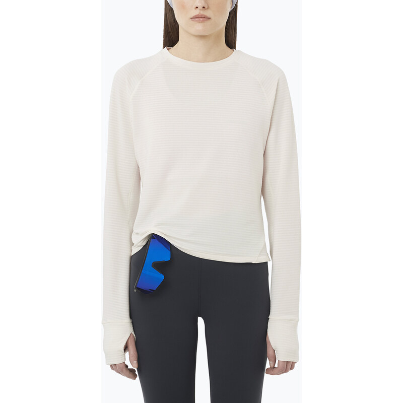 Dámská fleecová mikina Salomon Essential Lightwarm whisper white