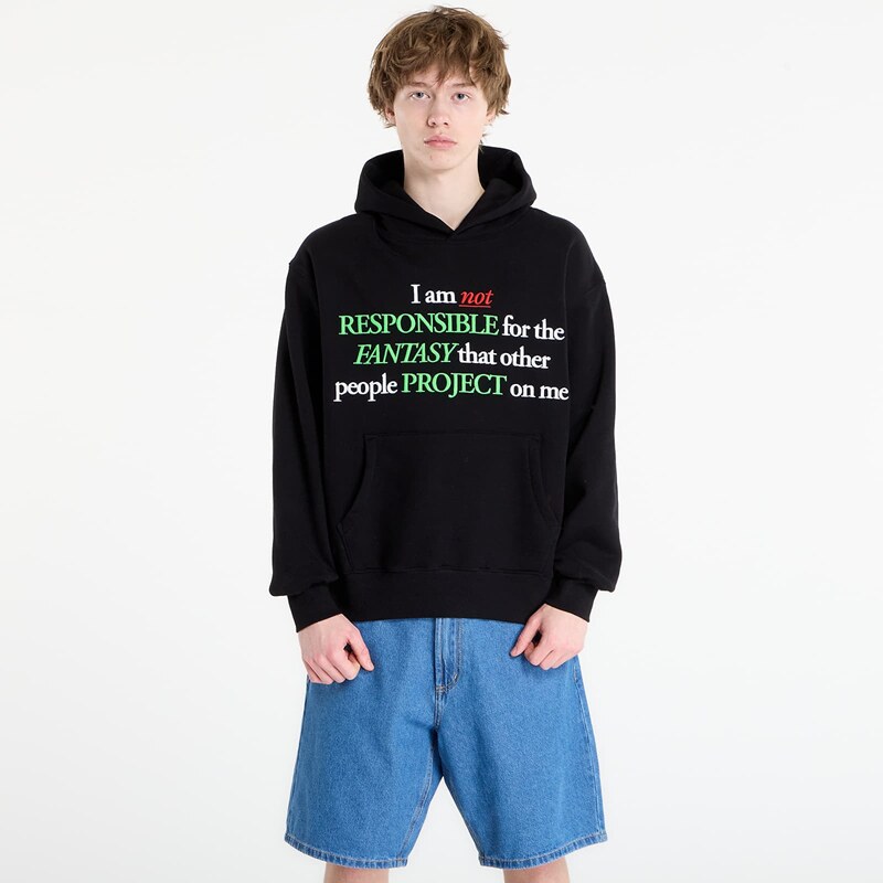 Mikina PLEASURES Responsible Hoodie Black S