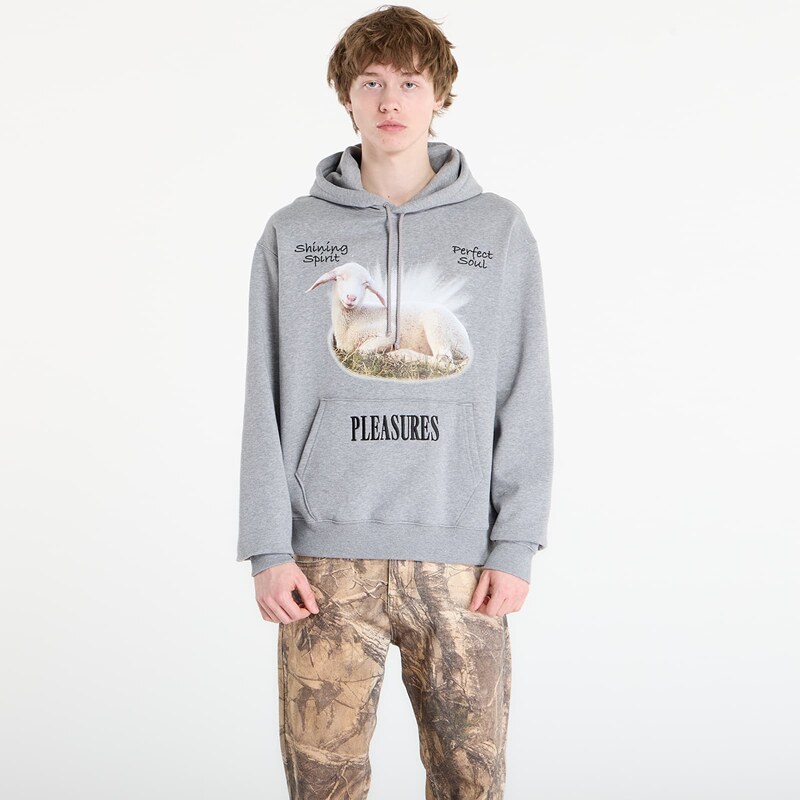 Mikina PLEASURES Shine Hoodie Heather M